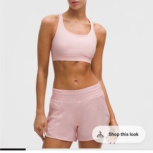 Lululemon Strawberry Milkshake Energy Bra